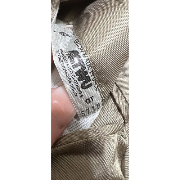 Vintage Brooks Brothers 100% Camel Hair Blazer Houndstooth Suit Jacket 43R - Picture 8 of 14